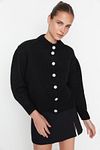 Strickjacke - Schwarz - Regular Fit