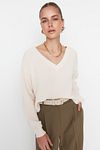 Pullover - Ecru - Relaxed Fit