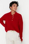 Pullover - Rot - Regular Fit