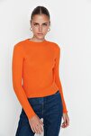 Pullover - Orange - Slim Fit
