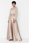 Evening Dress - Khaki - Basic