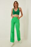 Jeans - Grün - Wide Leg