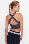 Sports Bra - Gray - Plain