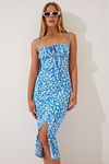 Kleid - Blau - Bodycon