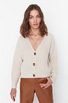 Strickjacke - Grau - Oversized