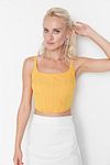 Bustier - Orange - Unifarben