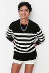 Pullover - Schwarz - Oversized