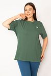 Plus Size Blouse - Green - Regular fit