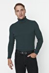 Sweater - Green - Fitted