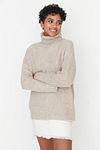 Pullover - Beige - Regular Fit