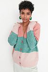 Strickjacke - Rosa - Oversized