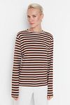 T-Shirt - Brown - Regular fit