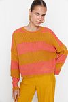 Pullover - Orange - Regular Fit
