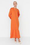 Dress - Orange - Smock dress