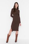 Kleid - Braun - Bodycon