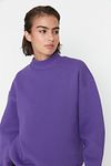 Sweatshirt - Lila - Relaxed Fit