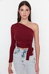 Bluse - Bordeaux - Slim Fit