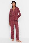 Pyjama - Braun - Animal Print