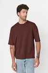 T-Shirt - Braun - Oversized