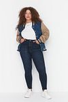 Große Größen in Jeans - Dunkelblau - Skinny