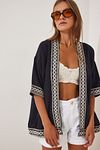 Kimono & Kaftan - Schwarz - Regular Fit