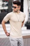 HAPIMO Short Sleeve T-Shirt for Men Men's Summer Shirts Lines 3D