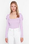 Pullover - Lila - Slim Fit
