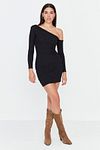 Kleid - Schwarz - Bodycon