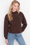 Sweatshirt - Brown - Regular fit