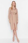 Kleid - Braun - A-Linie