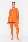 Pajama Set - Orange - Plain