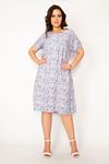 Plus Size Dress - Beige - Basic