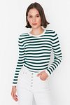 Pullover - Grün - Slim Fit