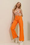 Jeans - Orange - Wide Leg