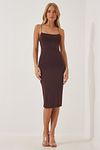 Kleid - Braun - Bodycon