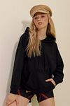 Sweatshirt - Schwarz - Regular Fit