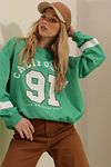 Sweatshirt - Grün - Relaxed Fit