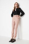 Pants - Brown - Carrot pants