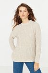Pullover - Beige - Regular Fit