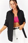 Hemd - Schwarz - Oversized