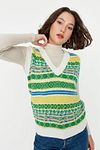 Sweater Vest - Ecru - Regular fit