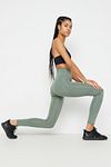 Sports Leggings - Khaki - High Waist