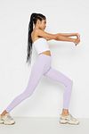 Sports Leggings - Purple - High Waist