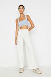 Jogginghose - Ecru - Wide Leg