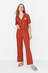 Pajama Set - Brown - Plain