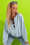 Sweatshirt - Blau - Regular Fit