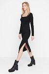 Kleid - Schwarz - Bodycon
