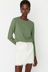 T-Shirt - Khaki - Regular fit
