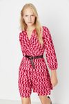 Dress - Burgundy - Skater