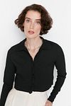 Bluse - Schwarz - Regular Fit